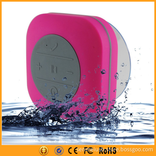 2016 Manufacturer Popular Waterproof Bluetooth Mini Speaker With Suction